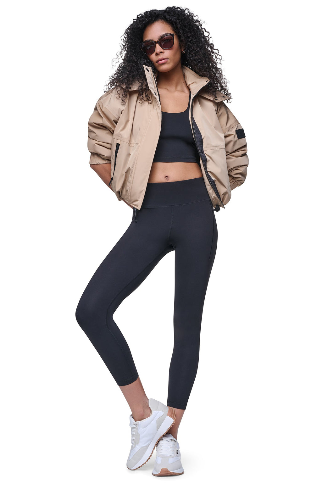 OVERSIZED LOGO HOODED JACKET