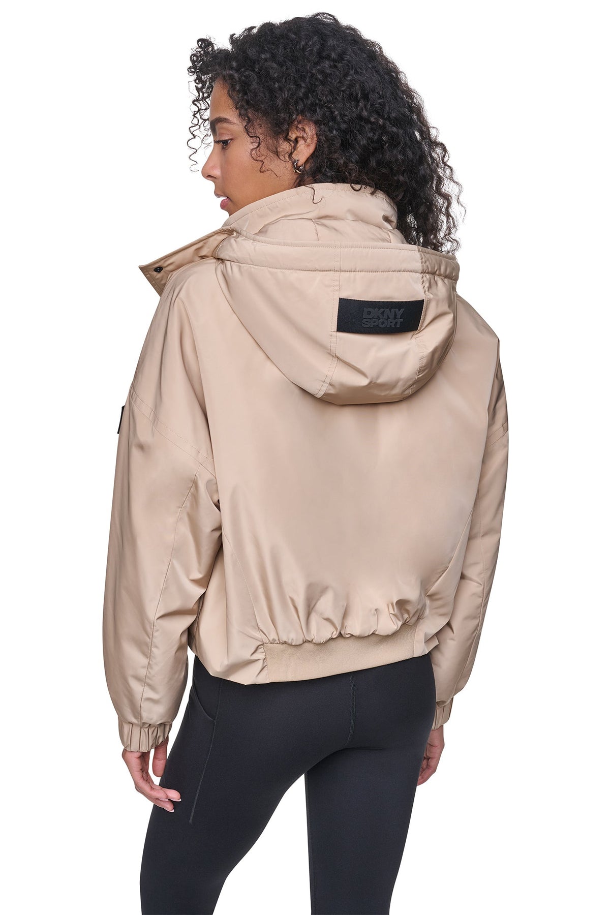 OVERSIZED LOGO HOODED JACKET