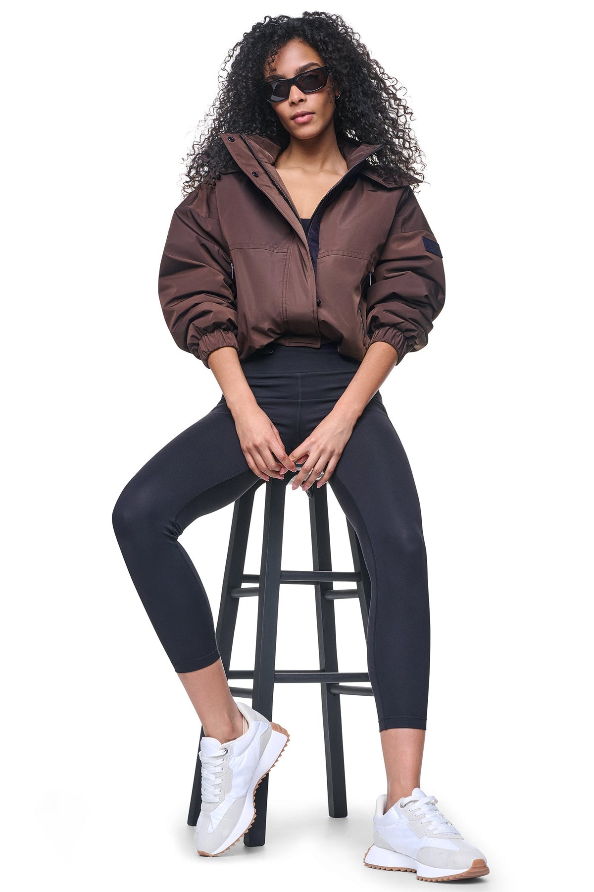 OVERSIZED LOGO HOODED JACKET