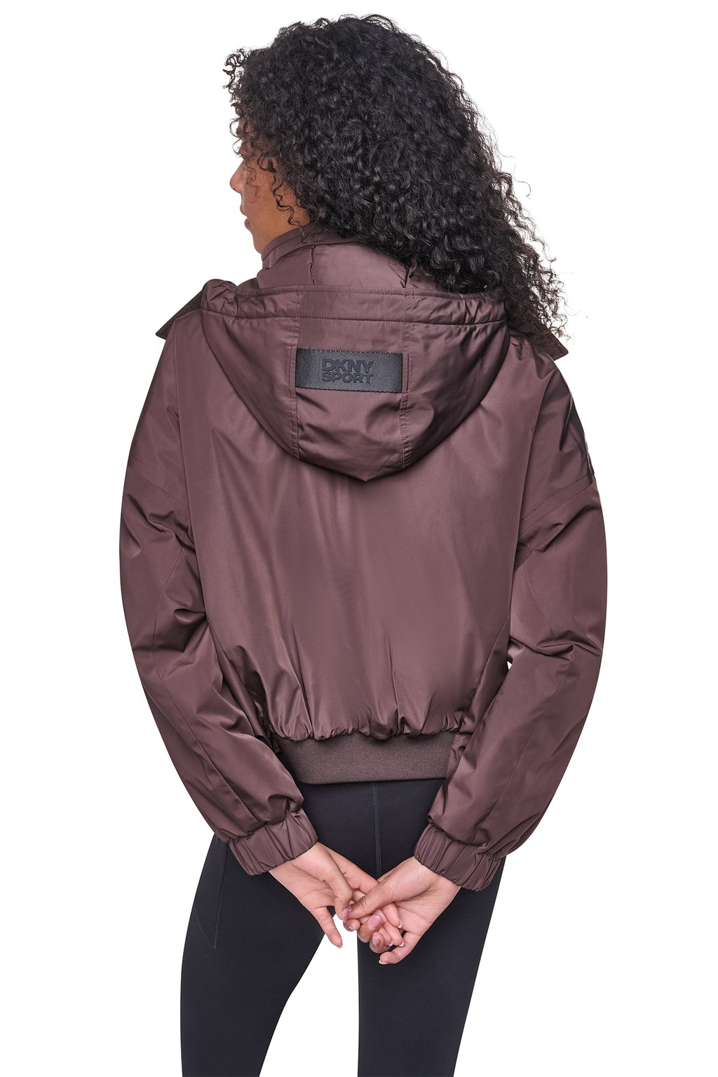 OVERSIZED LOGO HOODED JACKET