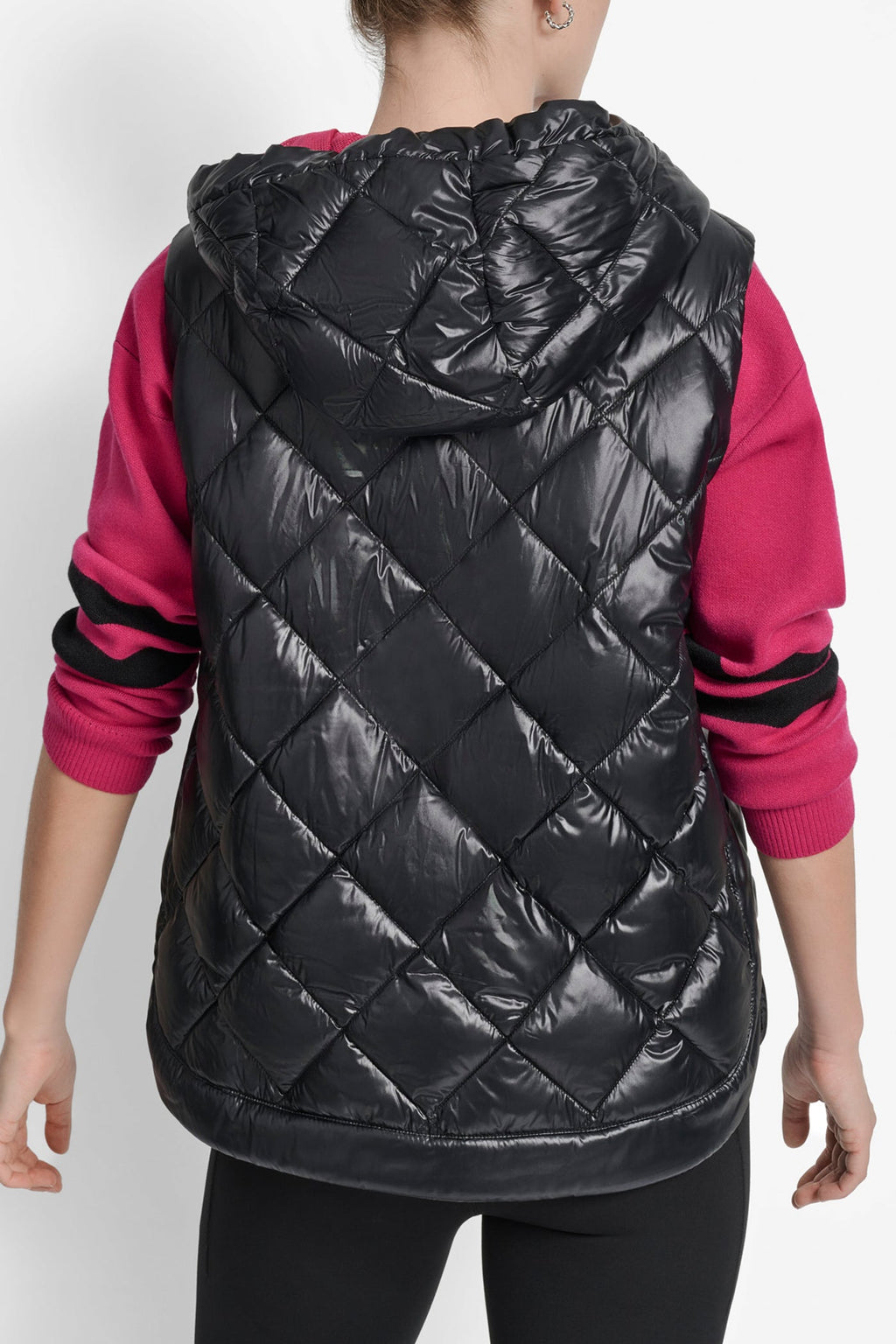 QUILTED HOODED VEST