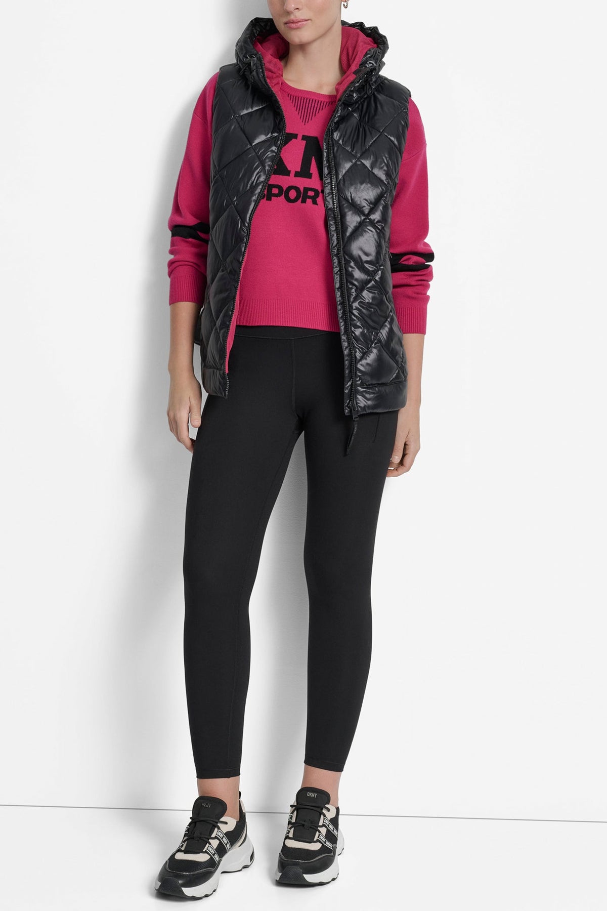 QUILTED HOODED VEST
