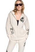 GRAFFITI RHINESTONE FULL-ZIP HOODIE