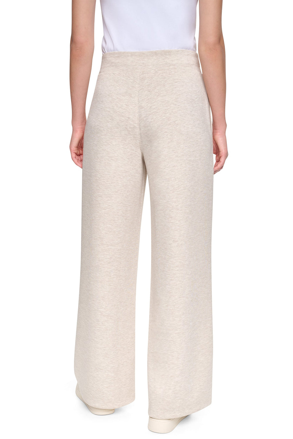 HIGH-RISE PINTUCKED WIDE-LEG PANT