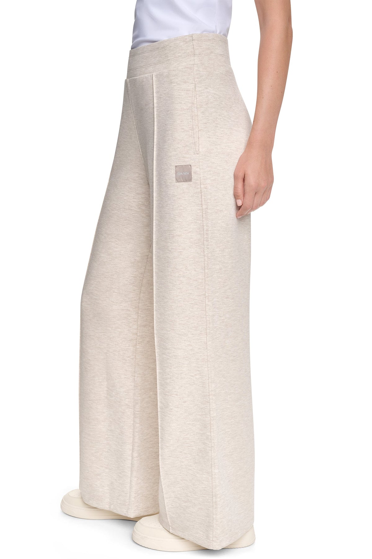 HIGH-RISE PINTUCKED WIDE-LEG PANT