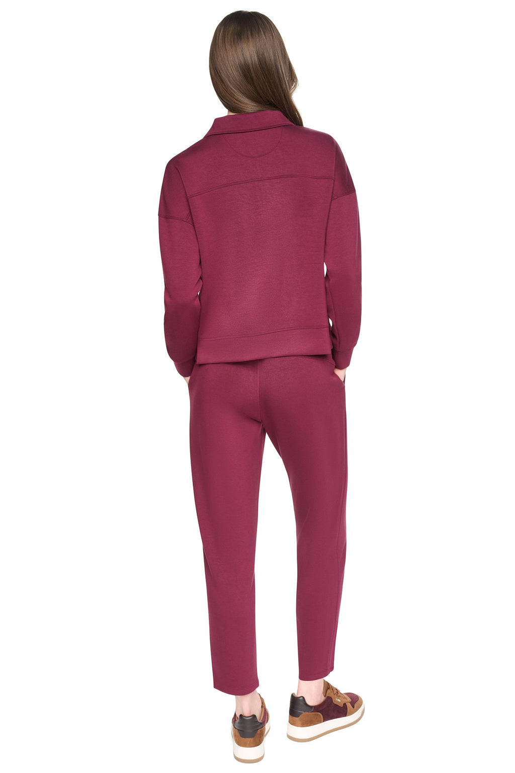 MOCK NECK HALF-ZIP PULLOVER