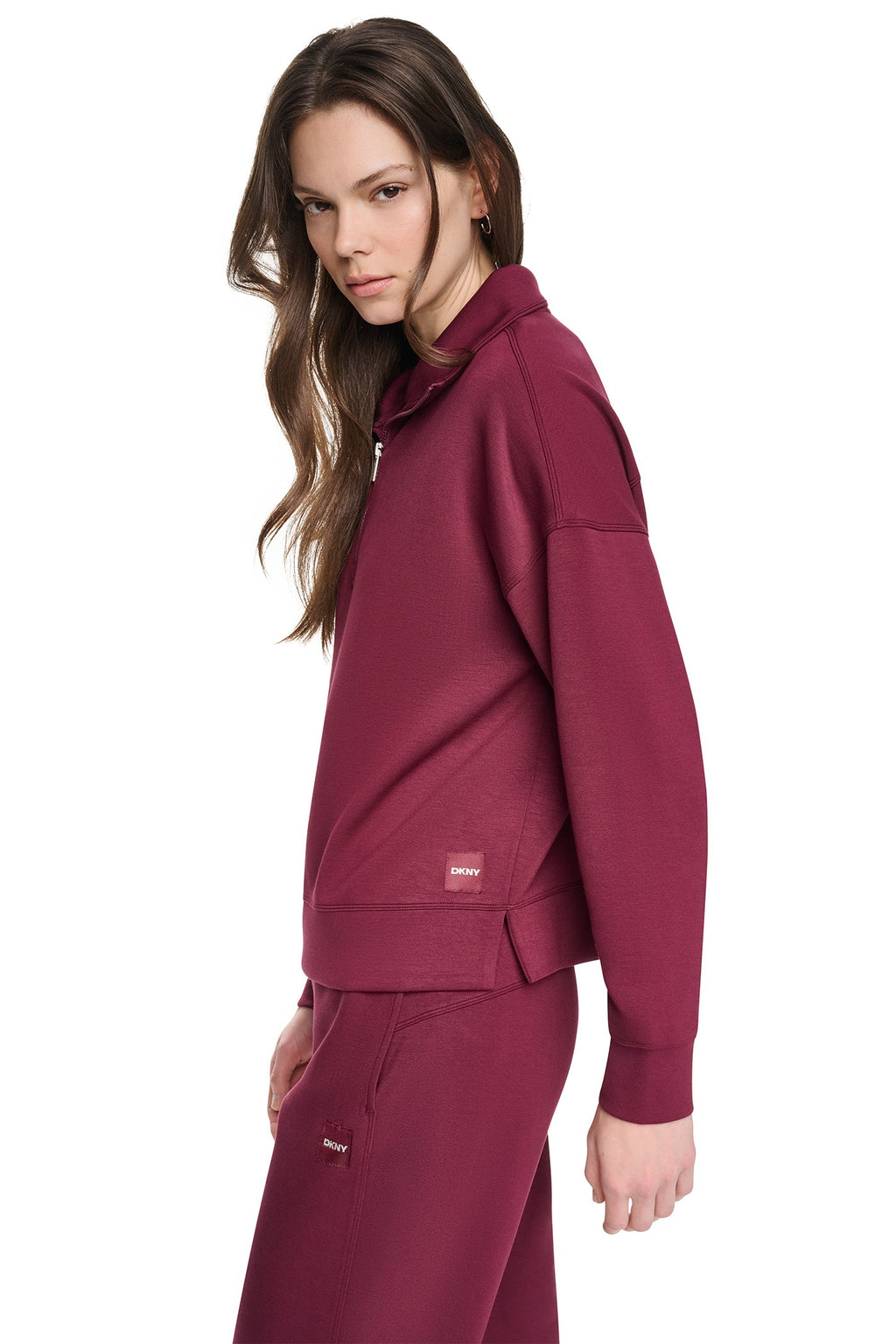 MOCK NECK HALF-ZIP PULLOVER