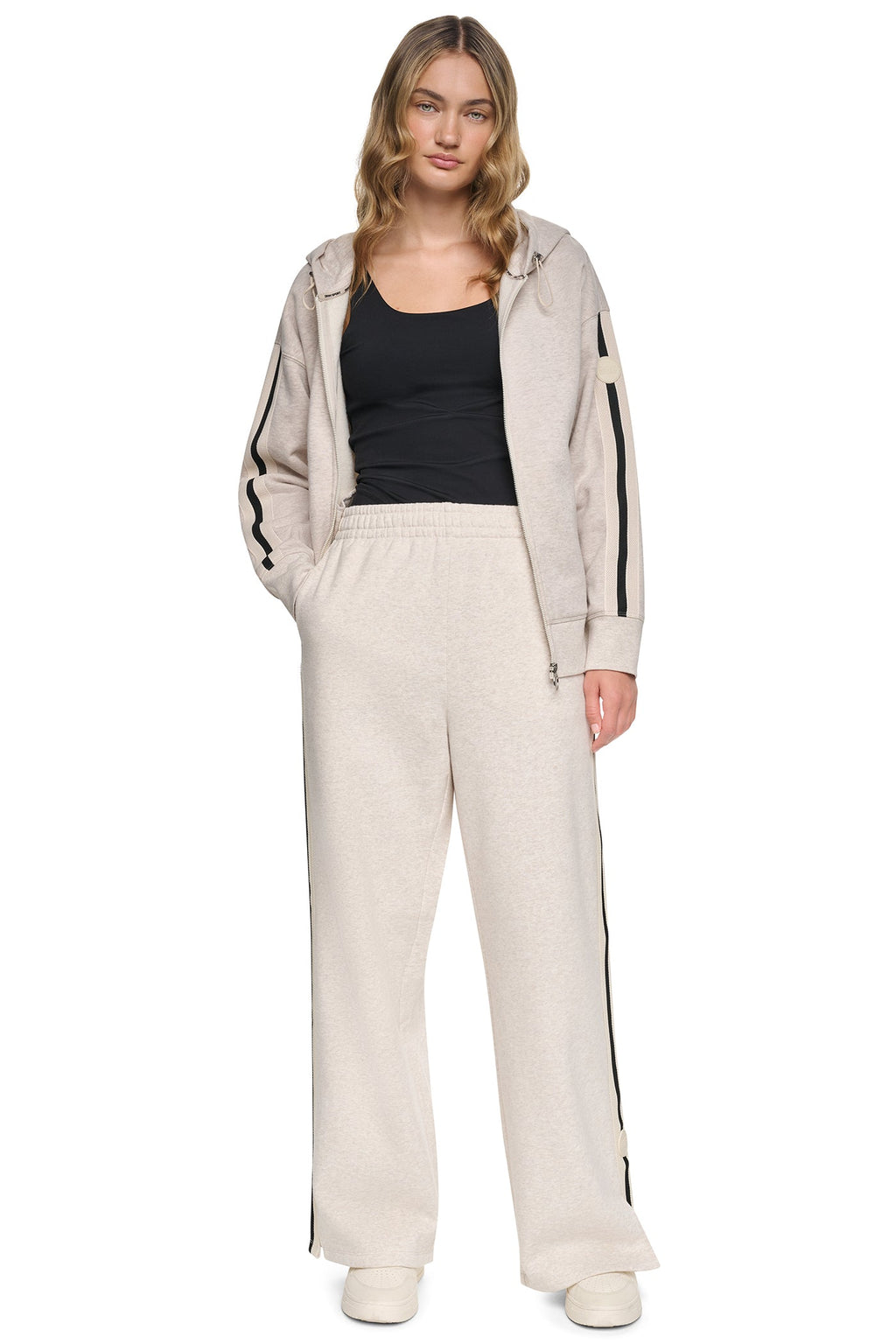 HIGH-RISE STRAIGHT LEG TRACK PANT