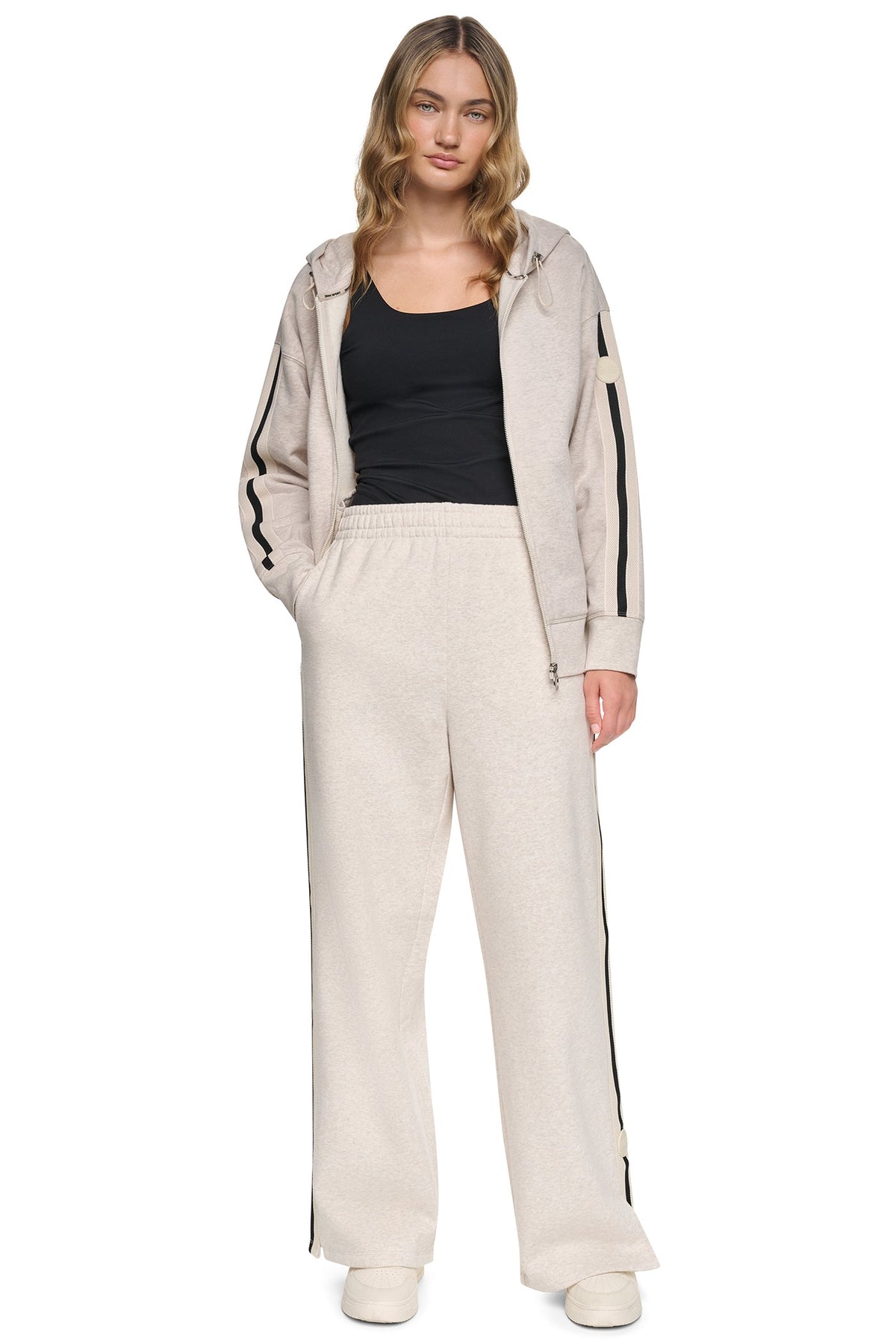 HIGH-RISE STRAIGHT LEG TRACK PANT