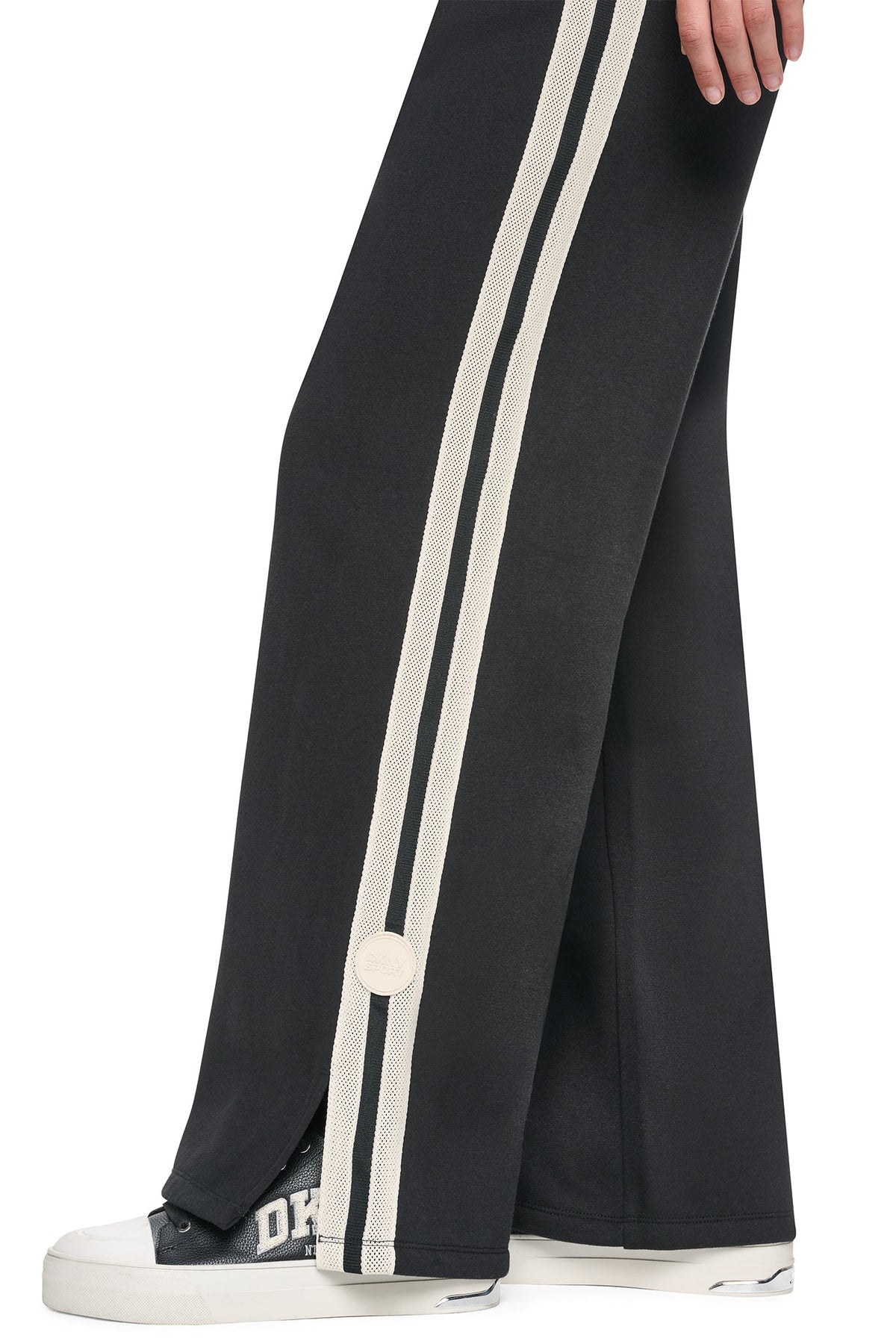 HIGH-RISE STRAIGHT LEG TRACK PANT