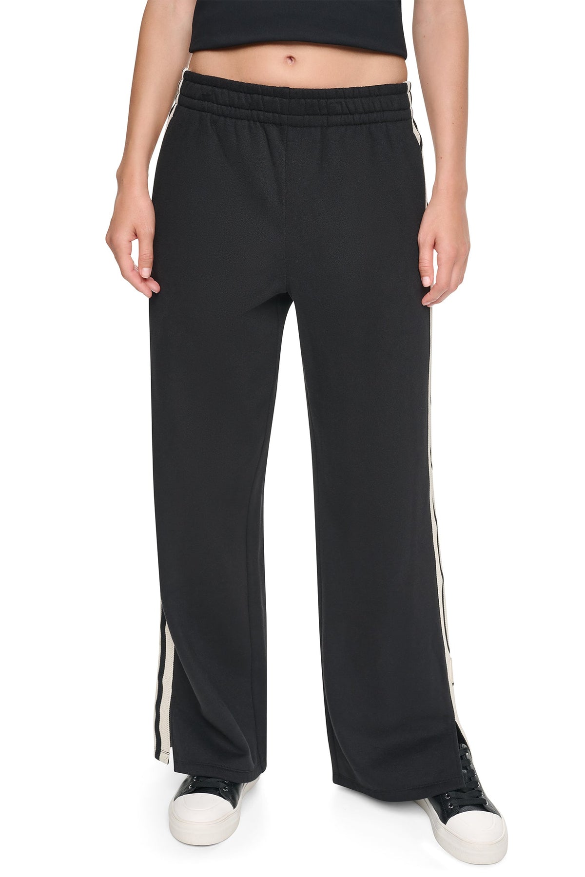 HIGH-RISE STRAIGHT LEG TRACK PANT