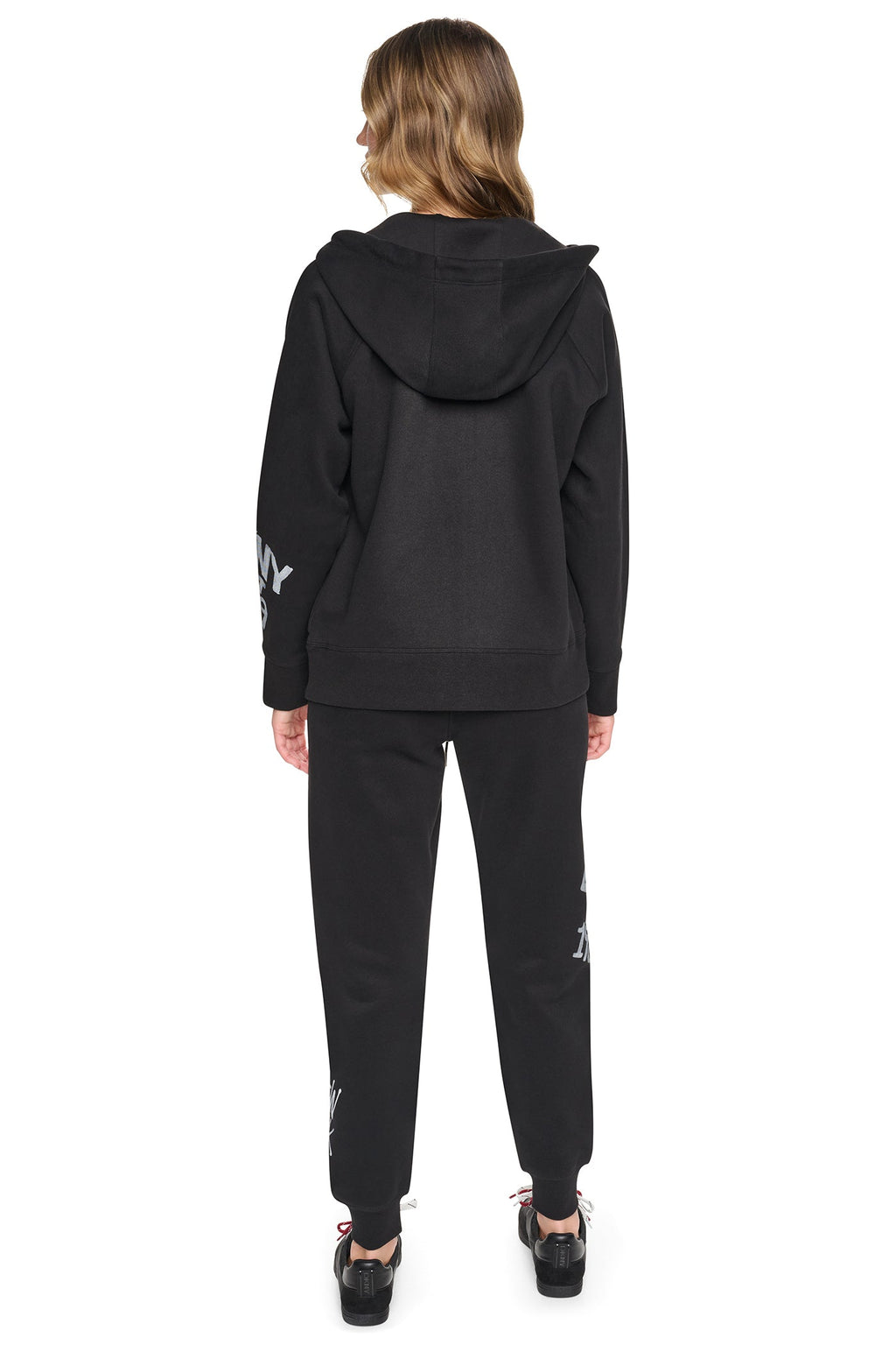 GRAFFITI RHINESTONE FULL-ZIP HOODIE