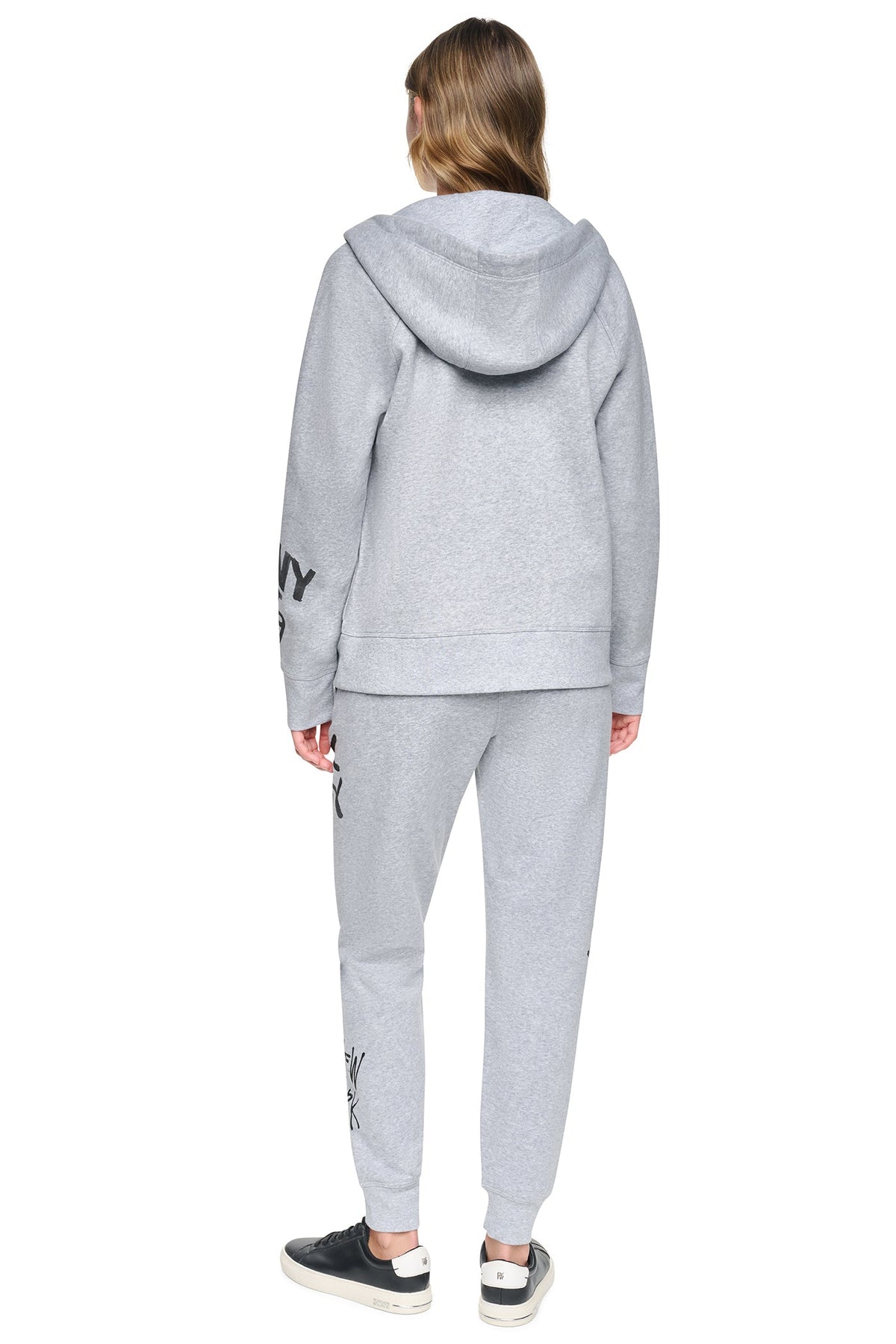 GRAFFITI RHINESTONE FULL-ZIP HOODIE