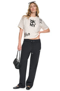 GRAFFITI RHINESTONE LOGO TEE