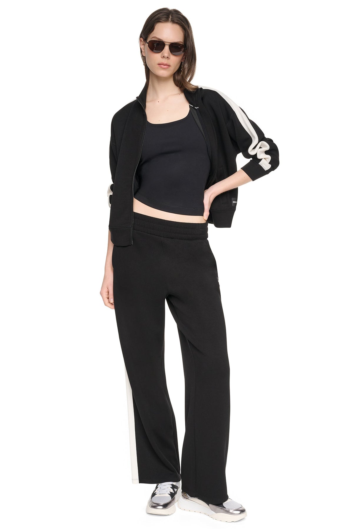 SIDE STRIPE FULL ZIP JACKET