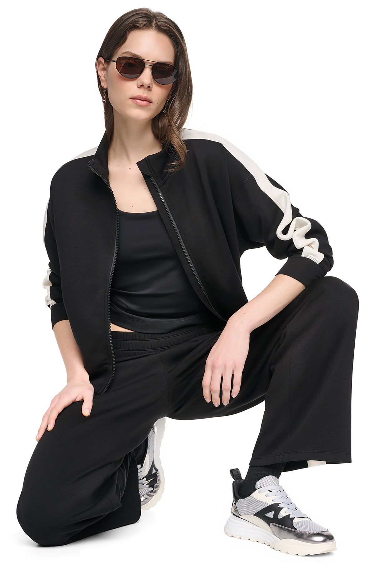 SIDE STRIPE FULL ZIP JACKET