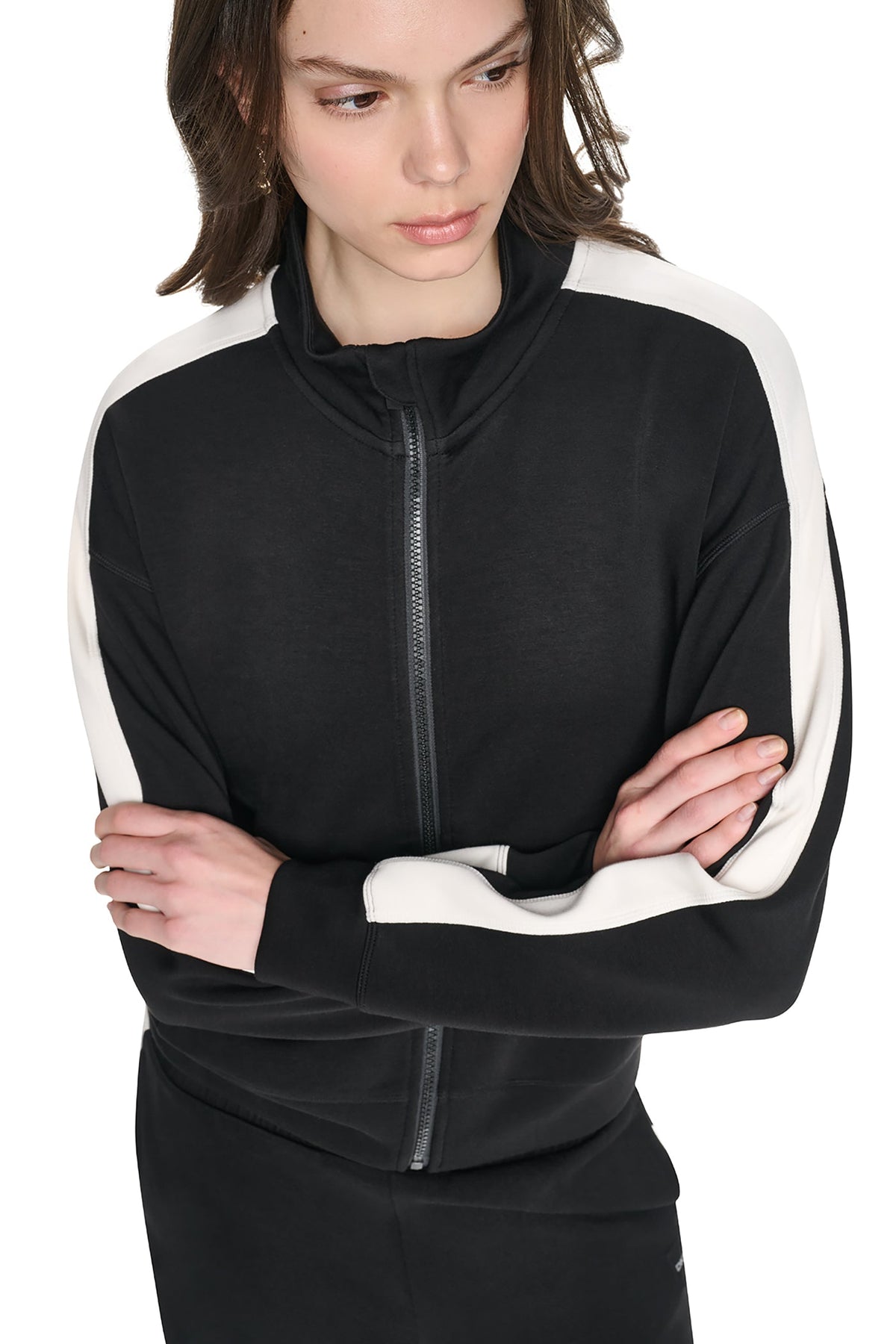 SIDE STRIPE FULL ZIP JACKET