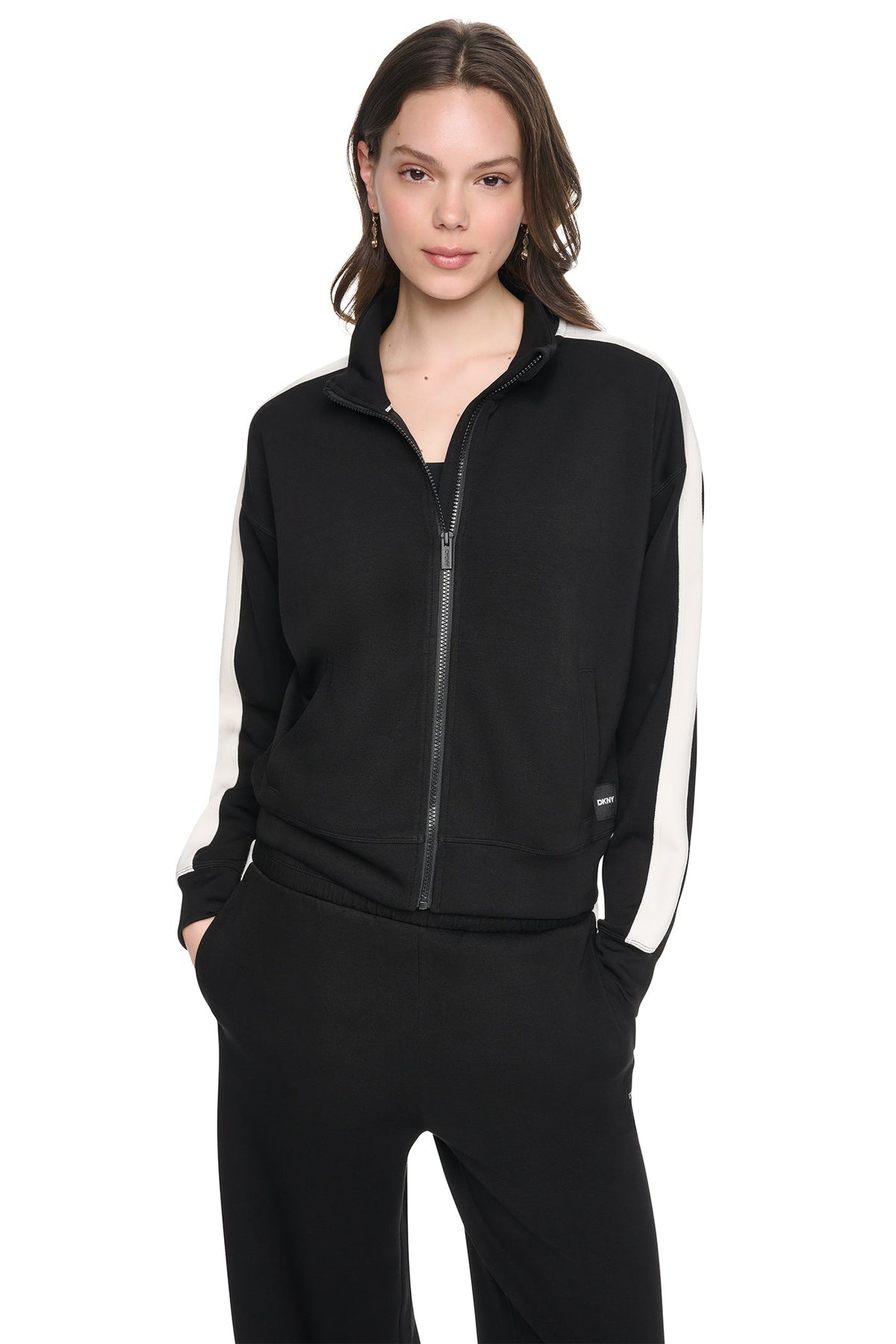 SIDE STRIPE FULL ZIP JACKET