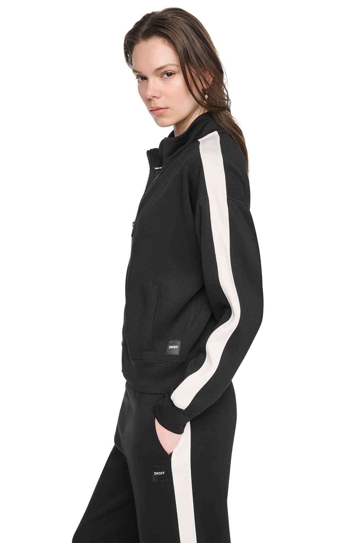 SIDE STRIPE FULL ZIP JACKET