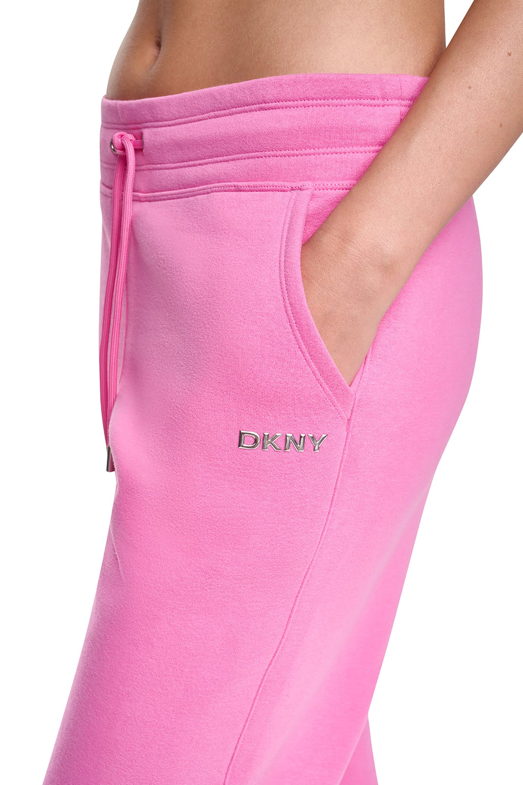 METALLIC BUBBLE HIGH-RISE STRAIGHT LEG PANT