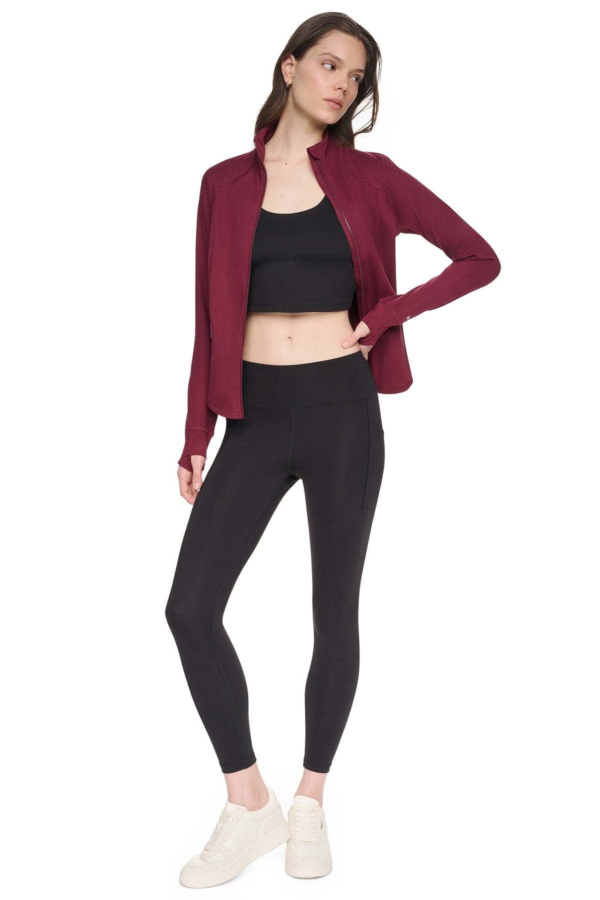 FUNNEL NECK FULL ZIP JACKET