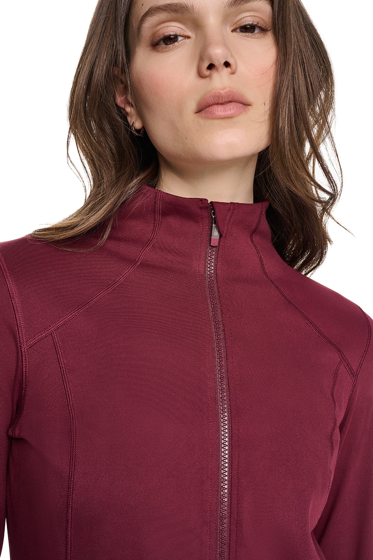 FUNNEL NECK FULL ZIP JACKET