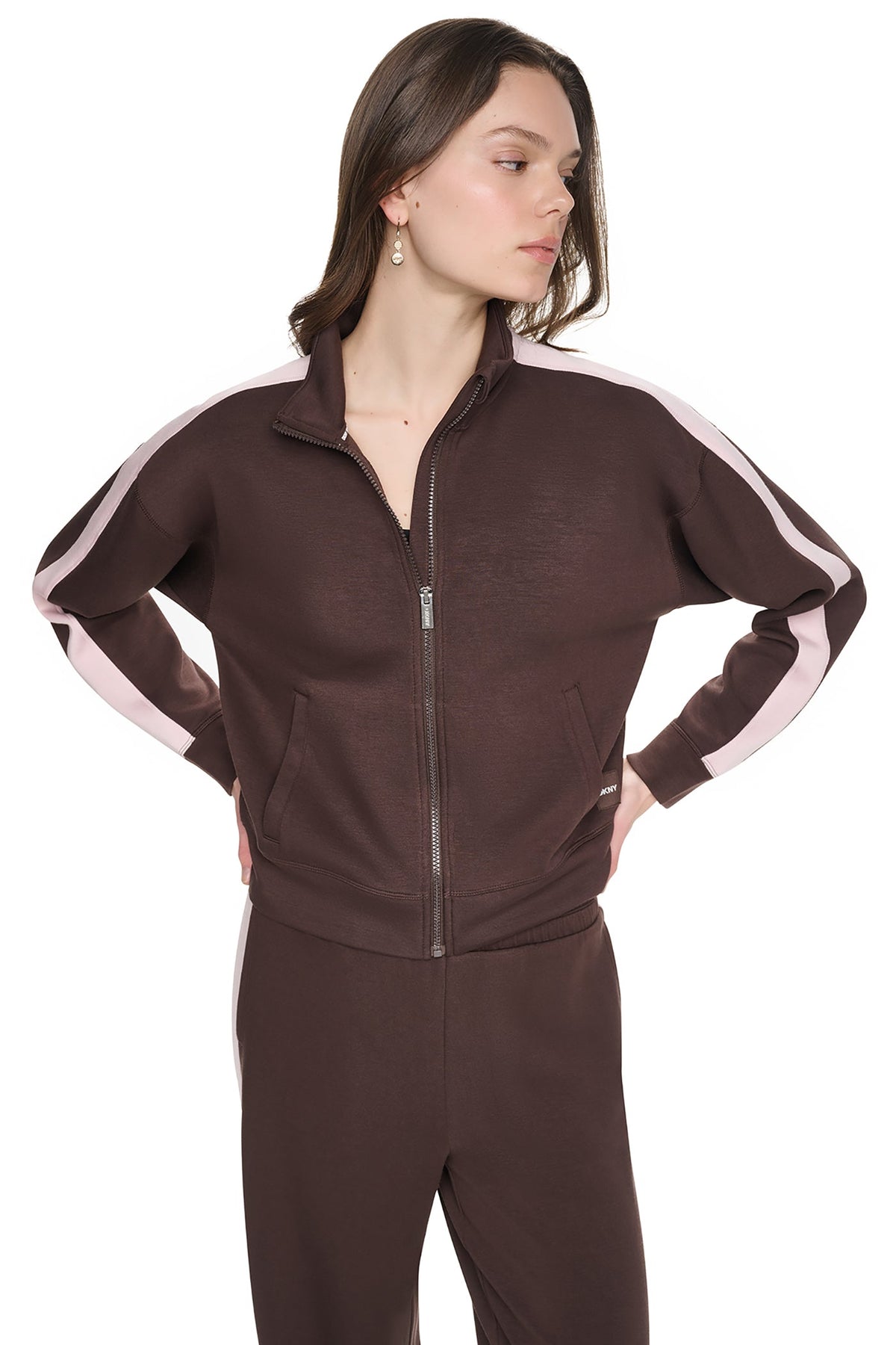 SIDE STRIPE FULL ZIP JACKET