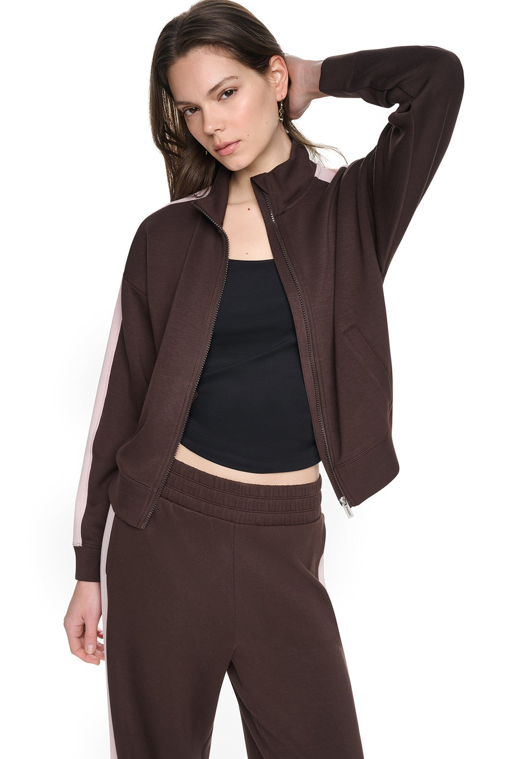 SIDE STRIPE FULL ZIP JACKET