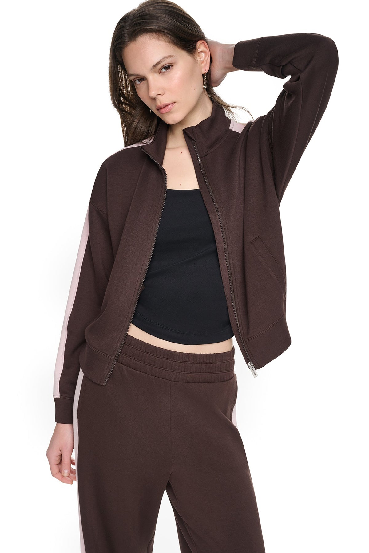 SIDE STRIPE FULL ZIP JACKET