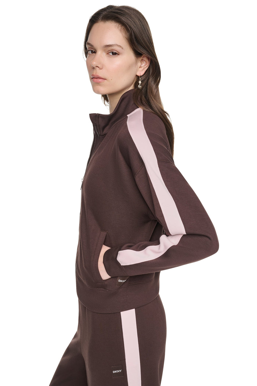 SIDE STRIPE FULL ZIP JACKET