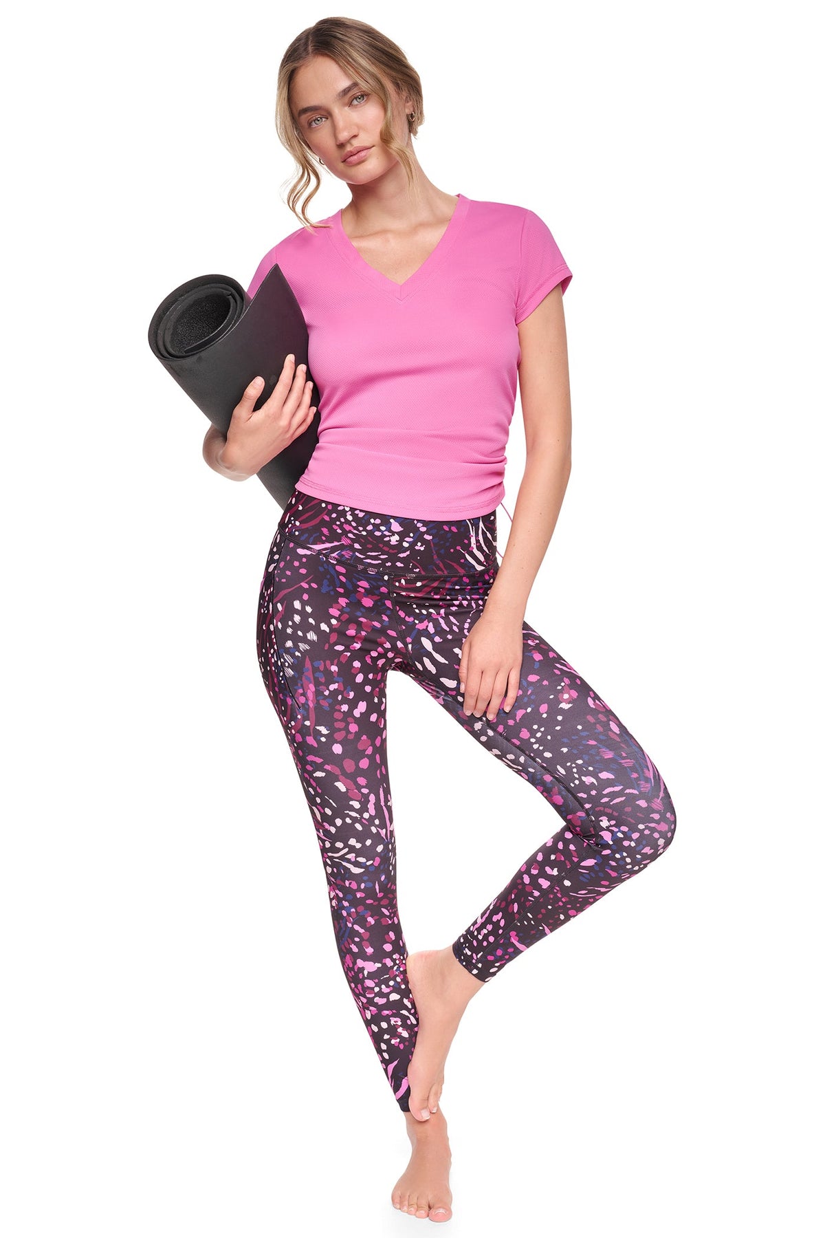 HIGH-RISE 7/8 LENGTH PRINTED LEGGINGS