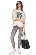 ANIMAL PRINT LOGO SWEATSHIRT