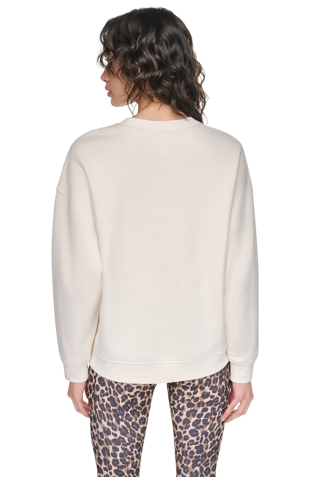 ANIMAL PRINT LOGO SWEATSHIRT