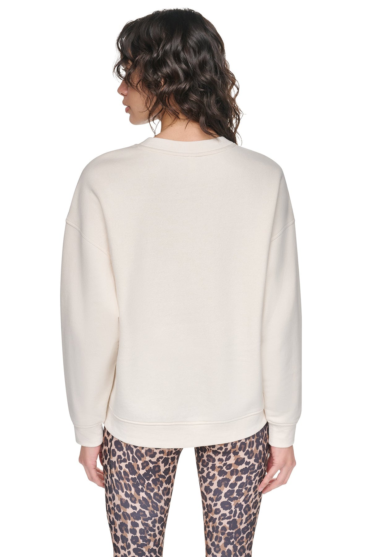 ANIMAL PRINT LOGO SWEATSHIRT