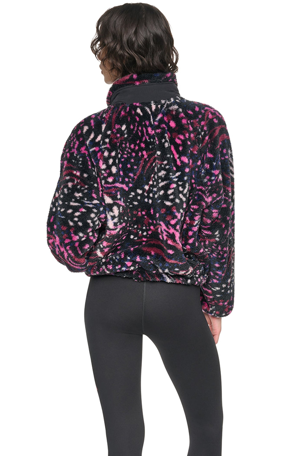 PRINTED SHERPA JACKET