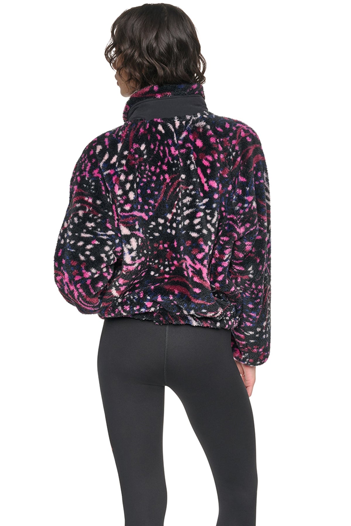 PRINTED SHERPA JACKET