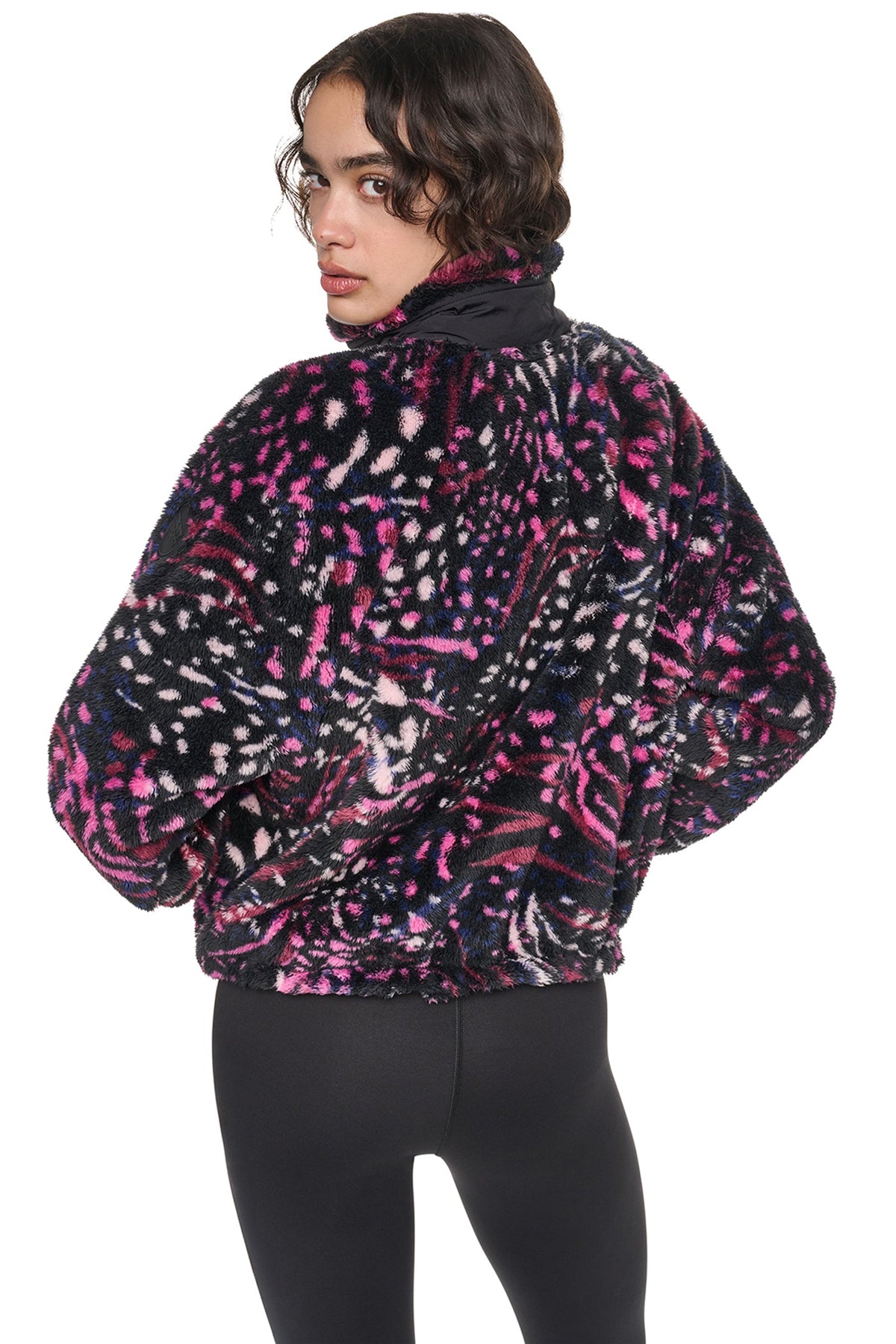 PRINTED SHERPA JACKET