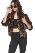 PRINTED SHERPA JACKET