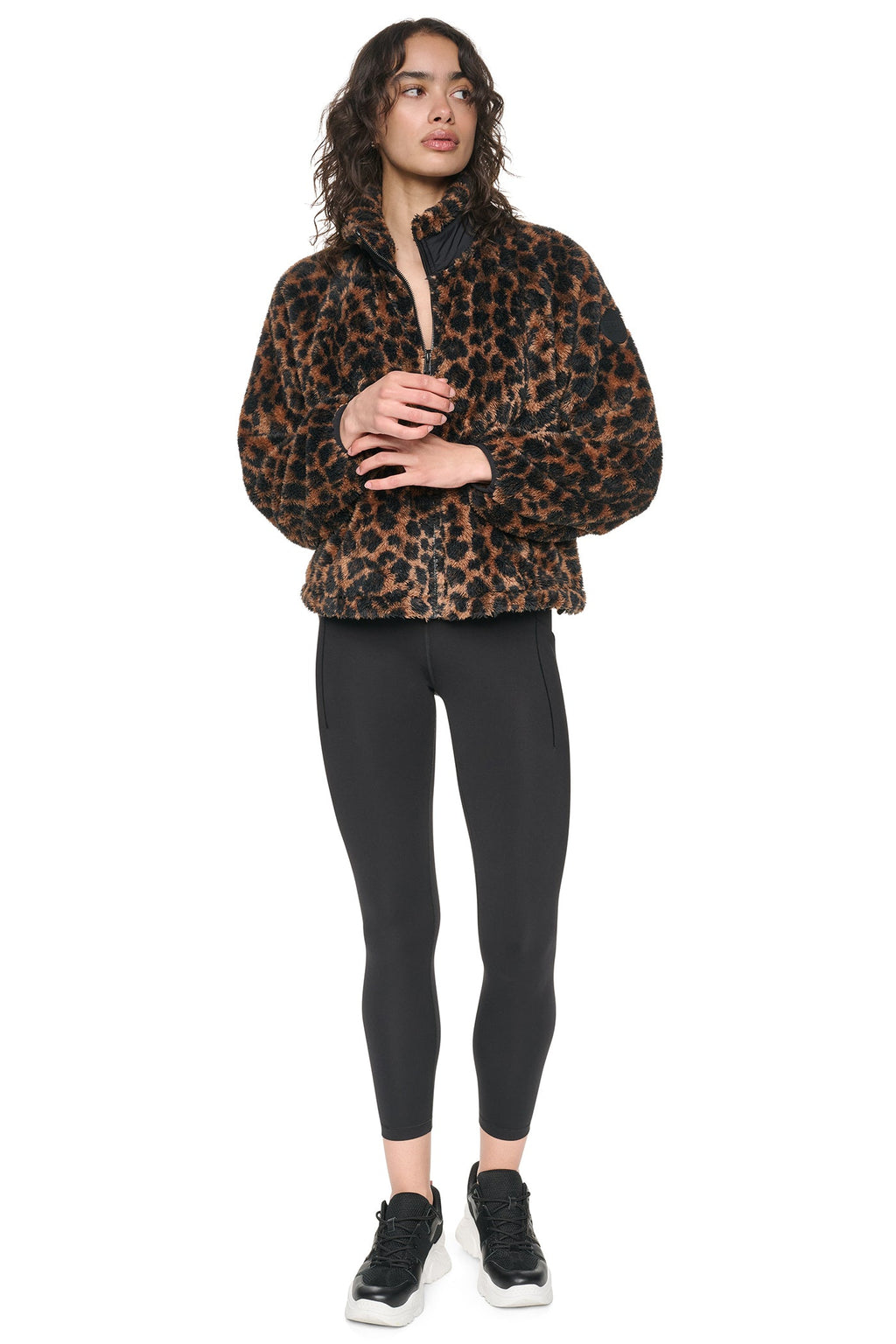 PRINTED SHERPA JACKET