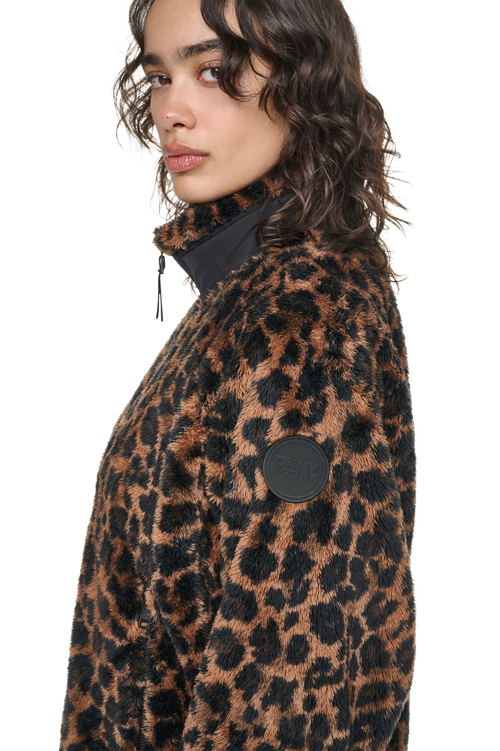 PRINTED SHERPA JACKET