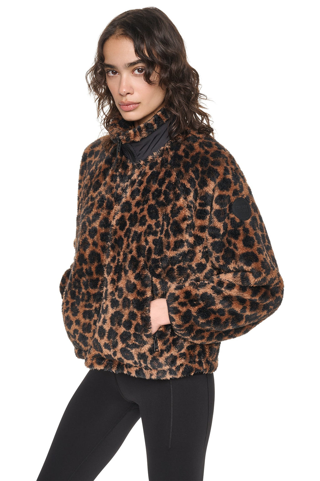 PRINTED SHERPA JACKET