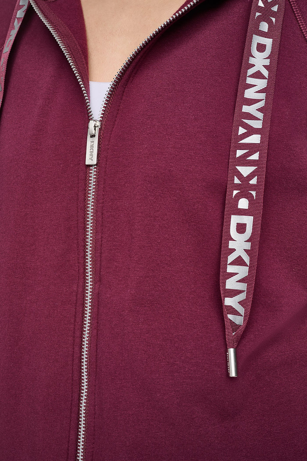TWO-TONE LOGO DRAWSTRING HOODIE