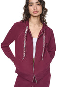 TWO-TONE LOGO DRAWSTRING HOODIE