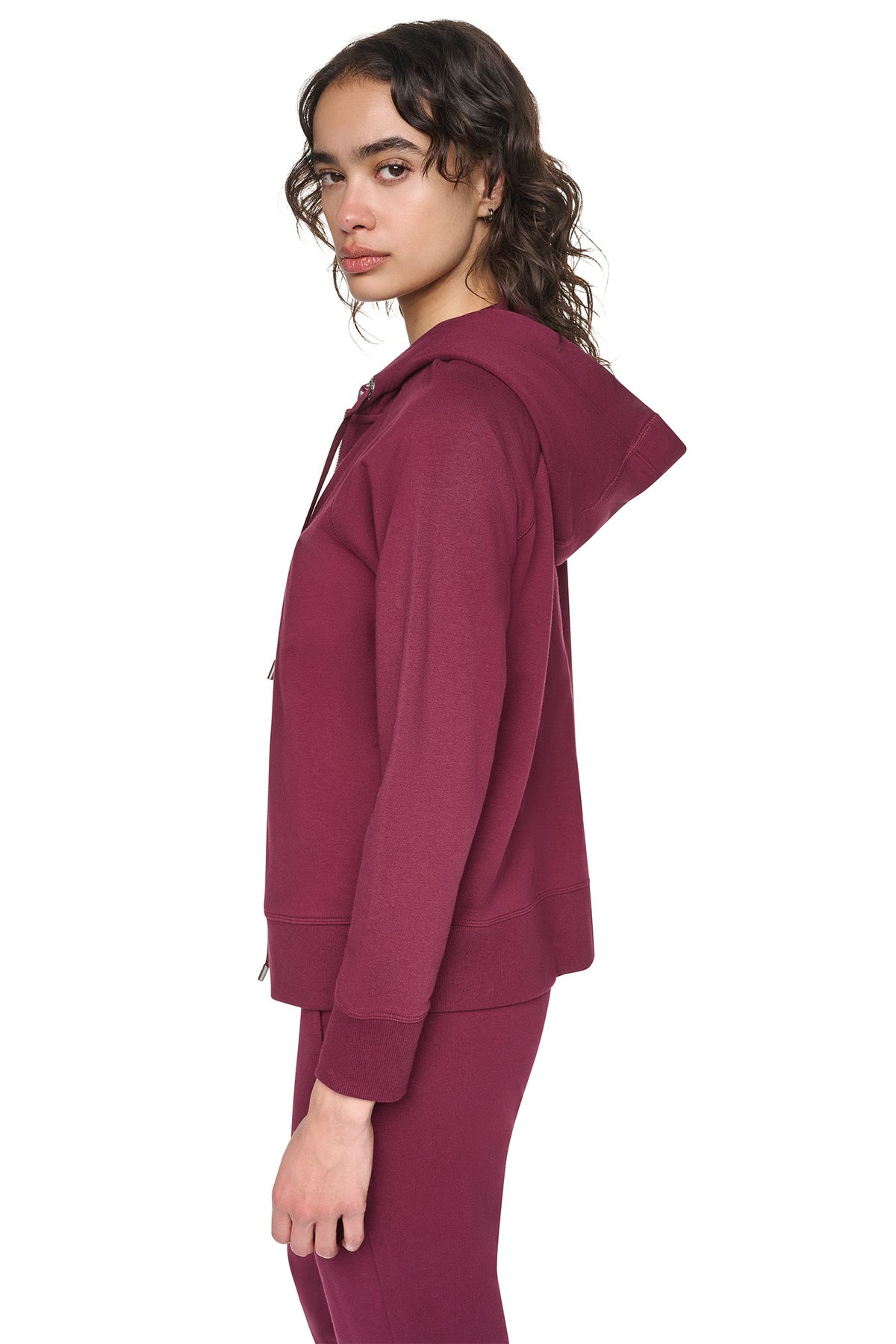 TWO-TONE LOGO DRAWSTRING HOODIE