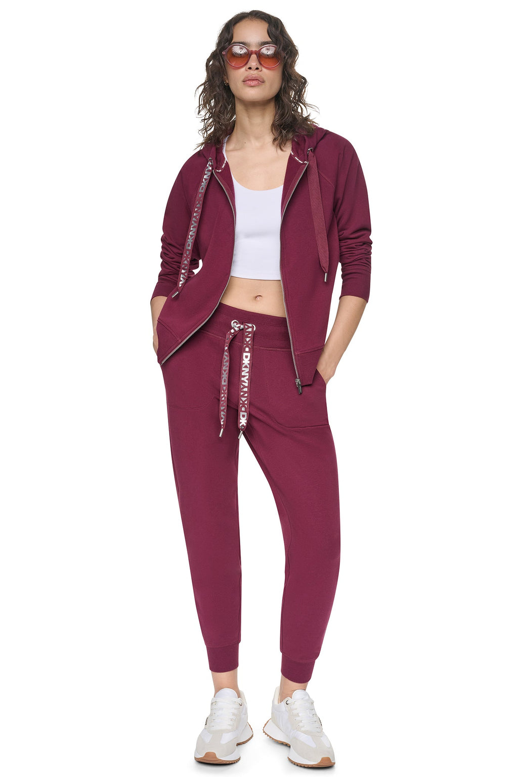 HIGH-RISE TWO-TONE SKINNNY JOGGER