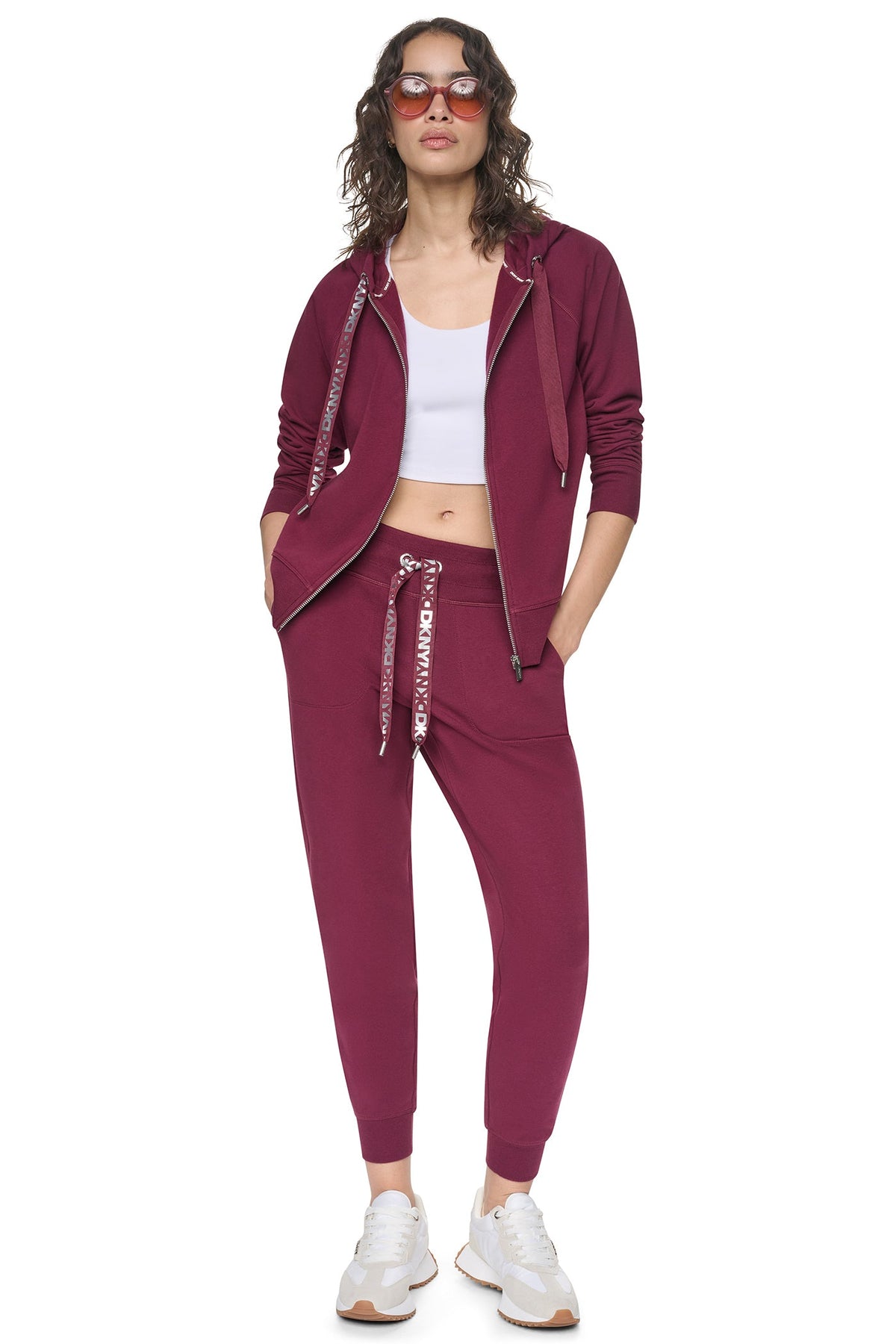HIGH-RISE TWO-TONE SKINNNY JOGGER