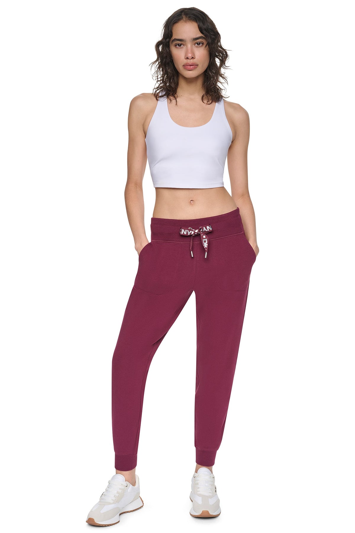 HIGH-RISE TWO-TONE SKINNNY JOGGER