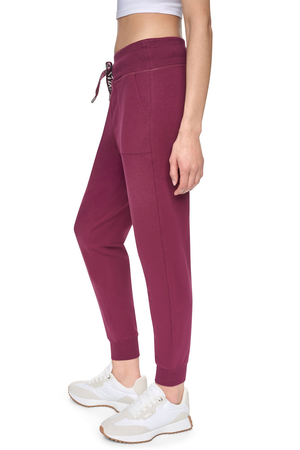 HIGH-RISE TWO-TONE SKINNNY JOGGER