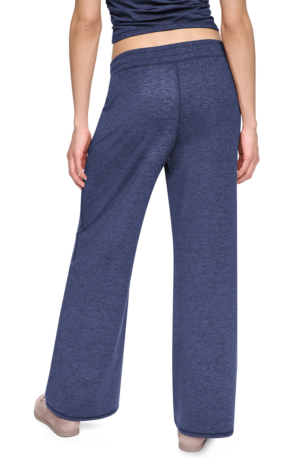 MID-RISE SPACEDYE WIDE-LEG PANT