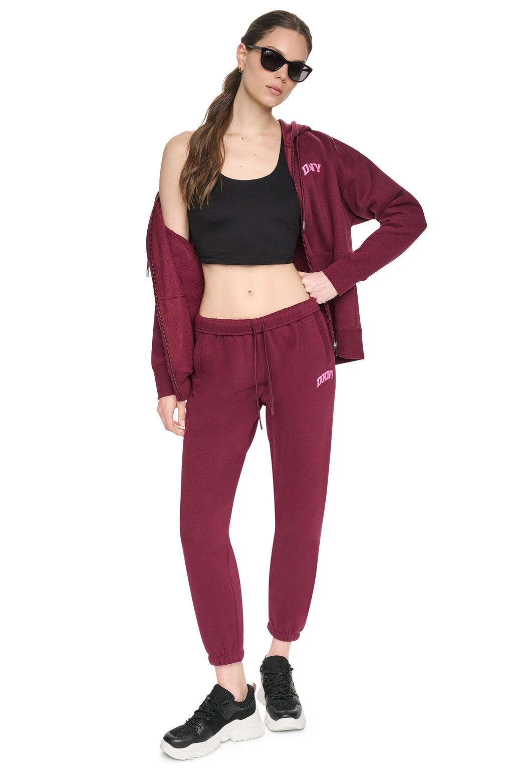 PUFF VARSITY LOGO MID-RISE JOGGER